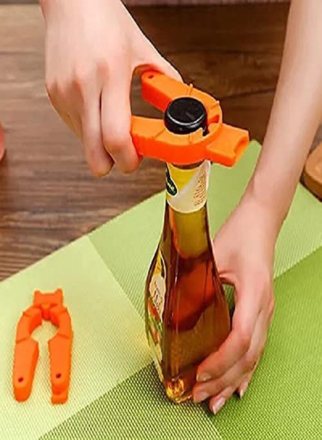 KIDINGTON Can Opener and Cutter | 3 in 1 Jar Can Opener/Tin Opener/Bottle Opener | Anti-Slip Convenience Manual Jar Opener - Image 1